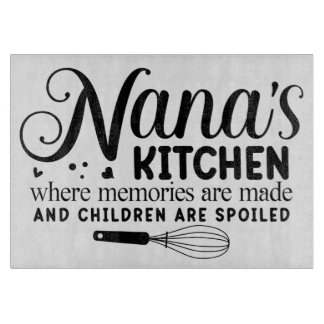 Planche À Découper Nana's Kitchen Glass Cutting Board