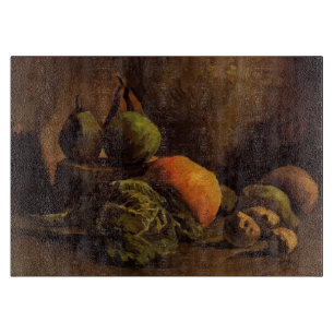 Planche À Découper Nature morte avec légumes et fruits par Van Gogh