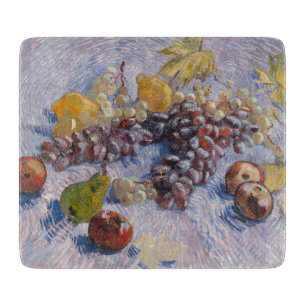 Planche À Découper Nature morte Van Gogh Raisins et Pommes Impression