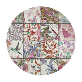 Planche À Découper Nature Patchwork : Chic Arrière - plan sans coutur