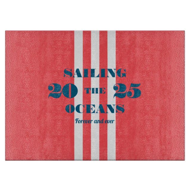 Planche À Découper Nautical Celebration Cutting Board (Devant)