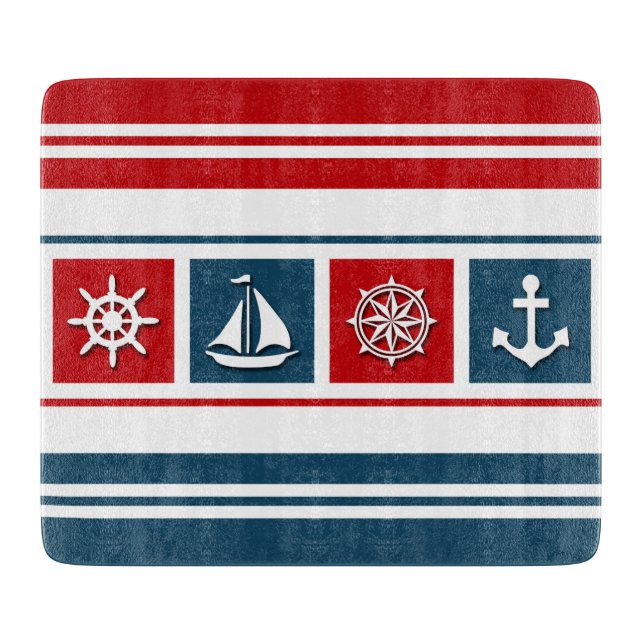 Planche À Découper Nautical design (Devant)