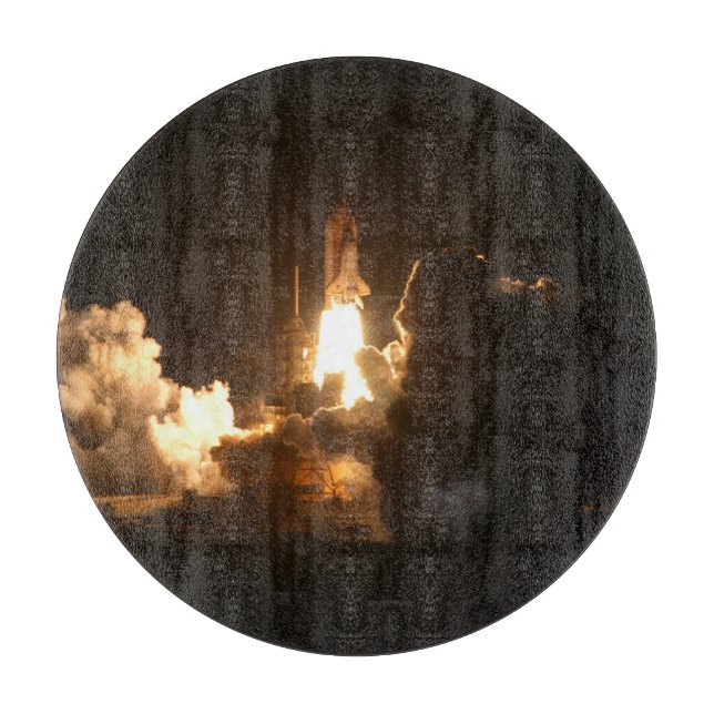 Planche À Découper Navette spatiale Terre Orbitale Nuit Spacecraft Ca (Devant)