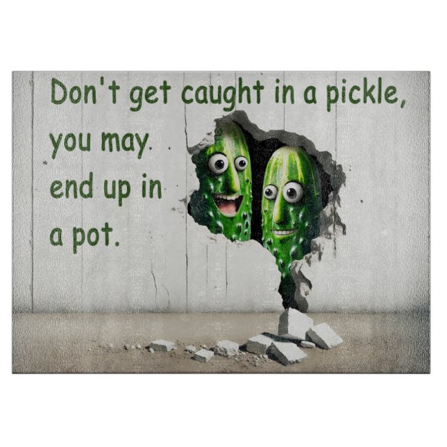 Planche À Découper Ne te fais pas prendre dans une chiche (Devant)