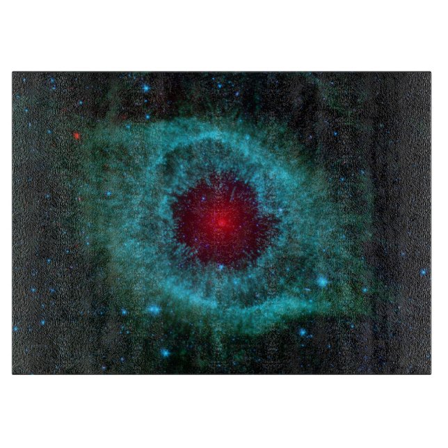 Planche À Découper Nébuleuse d'hélice, belles étoiles dans la galaxie (Devant)