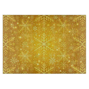 Planche À Découper Neige dorée