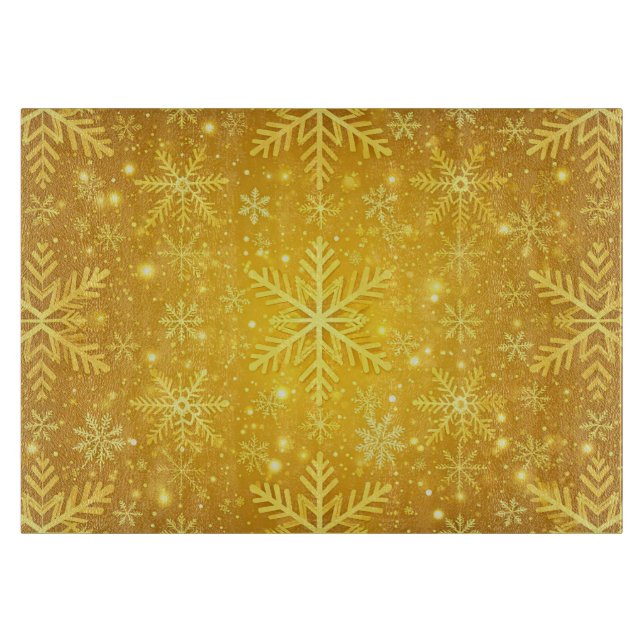 Planche À Découper Neige dorée (Devant)