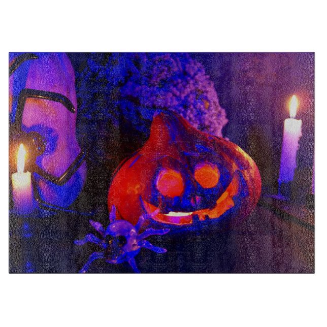 Planche À Découper Neon pumpkins (Devant)