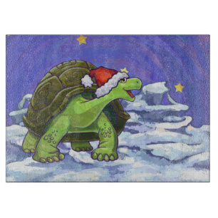 Planche À Découper Noël de la tortue nocturne étoilée