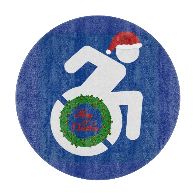 Planche À Découper Noël Handicapé (Devant)