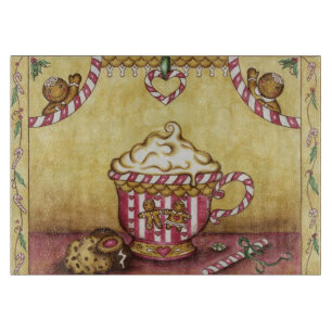 Planche À Découper Noël Pain d'épices Cuisine Découpe Cadeau