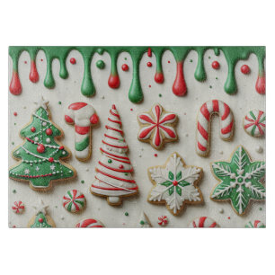 Planche À Découper Noël présent Croquette Bow Bling Parties scintilla