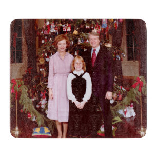 Planche À Découper Noël Président James Jimmy Carter Maison Blanche