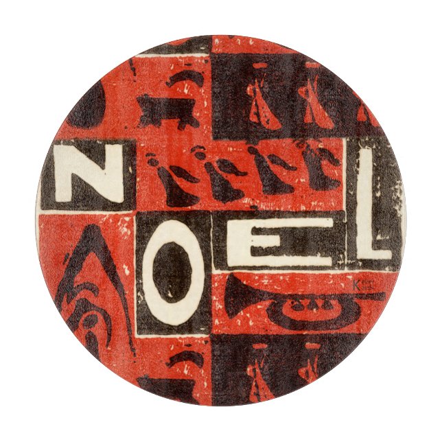 Planche À Découper Noel Rouge (Devant)