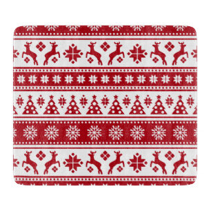Planche À Découper Noël Vacances Nordic Motif Cosy