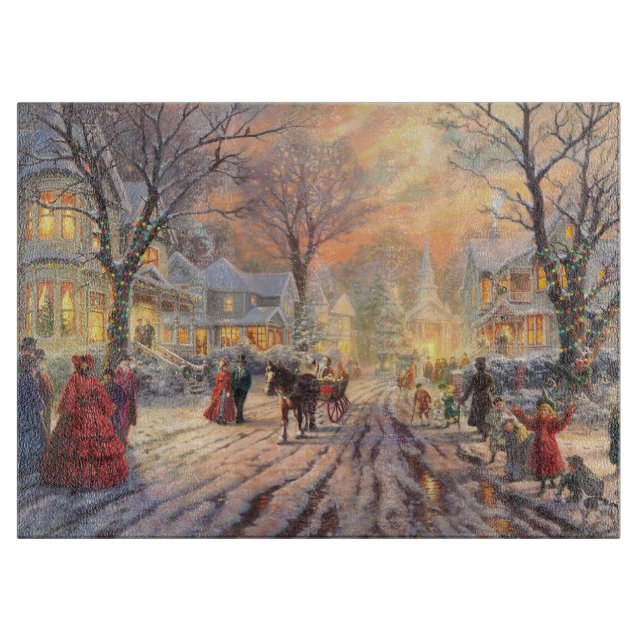 Planche À Découper Noël victorien (Devant)