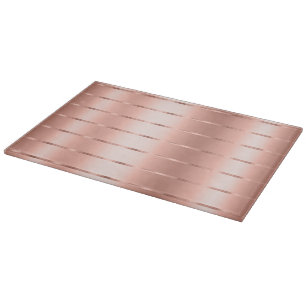 Planche À Découper Nœud de ruban rose gold pour Baby Shower de mariag