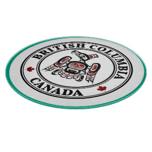 Planche À Découper Noir rouge autochtone Kaigani Thunderbird