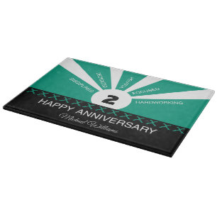 Planche À Découper Nom et année personnalisés, Anniversaire de l'empl