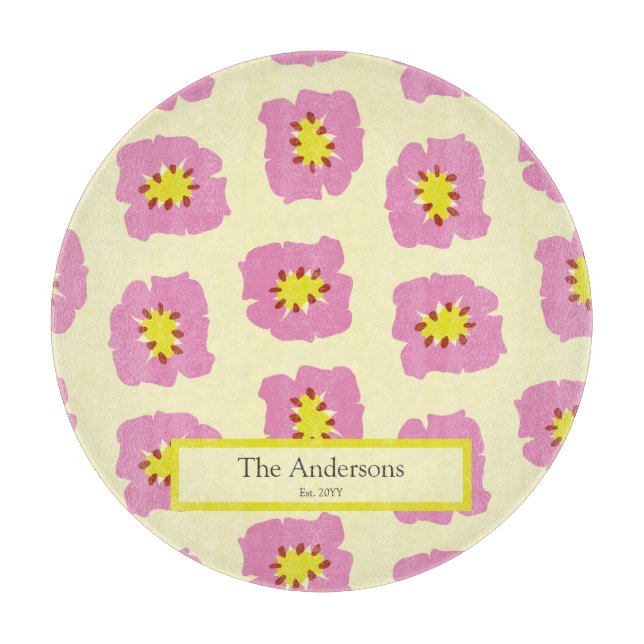 Planche À Découper Nom personnalisé Est Année Cadeau Mariage (Devant)