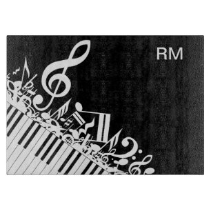 Planche À Découper Notes musicales et clés brouillées personnalisées