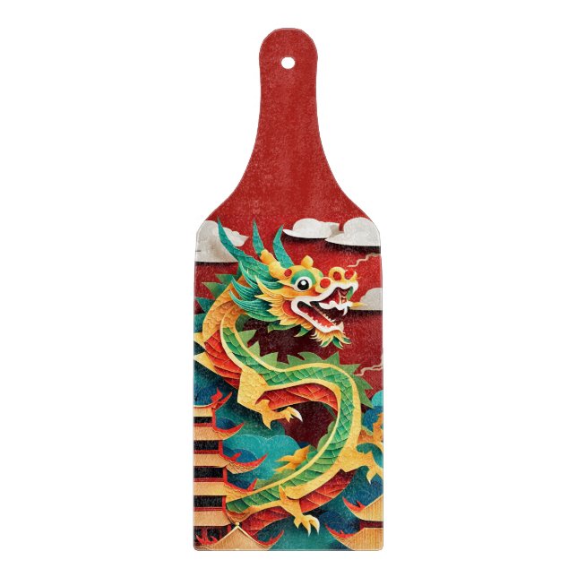 Planche À Découper Nouvel An chinois mignon Dragon Zodiac Anniversair (Devant)