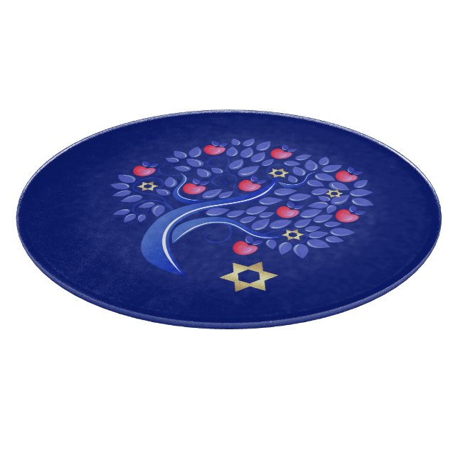 Planche À Découper Nouvel An juif | Conseil de Rosh Hashanah Challah (Coin)