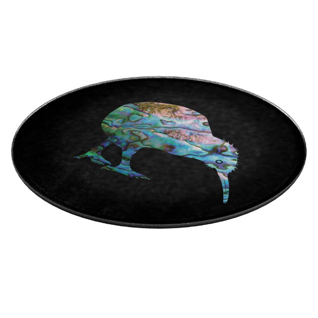 PLANCHE À DÉCOUPER NOUVELLE-ZÉLANDE KIWI PAUA (Coin)