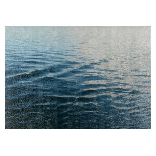 Planche À Découper Nuances d'eau bleue Photographie de la nature Abst (Devant)