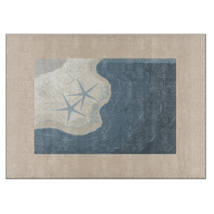 Planche À Découper Océan et poisson rouge