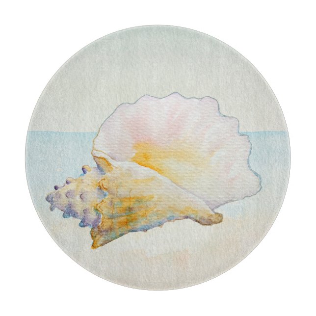 Planche À Découper Océan nautique Coque Beach Conch (Devant)