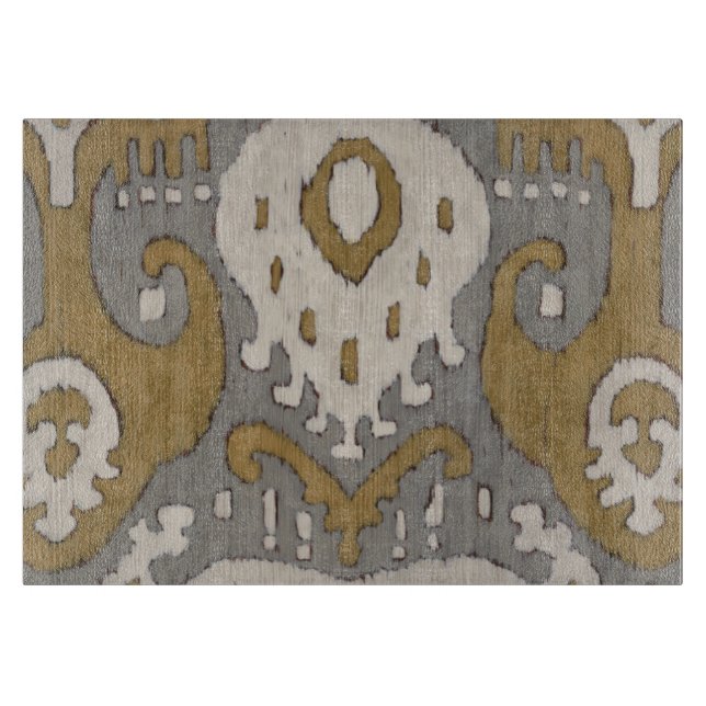 Planche À Découper Ochre Ikat II (Devant)