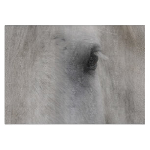 Planche À Découper Oeil à âme de cheval blanc