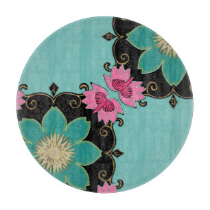 Planche À Découper Office japonais de charcuterie Art Nouveau Rosette