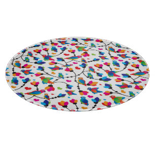 Planche À Découper oiseau coloré mignon de perroquet