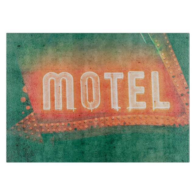 Planche À Découper Old Motel (Devant)