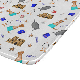 Planche À Découper Oliver Le Motif de vacances de la plage d'été Otte