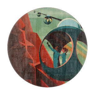 Planche À Découper Olympus Mons sur Mars, le plus haut volcan du syst