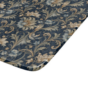 Planche À Découper Ornementation florale de luxe décorative