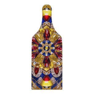 Planche À Découper Pagaie à découper en verre Colombie Couleurs