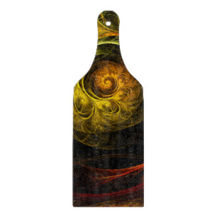 Planche À Découper Pagaie d'art Abstrait floral Sunrise