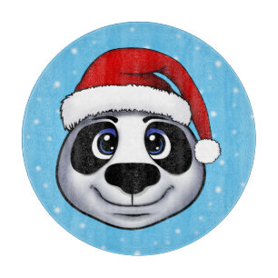 Planche À Découper Panda de Noël