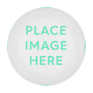 Planche À Découper Panneau de coupe en verre décoratif 12 pouces