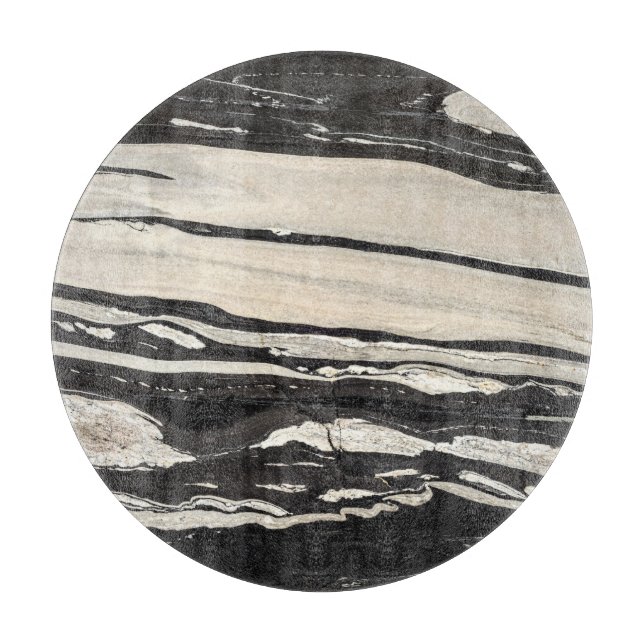 Planche À Découper Panneau de coupe en verre Motif en pierre naturell (Devant)