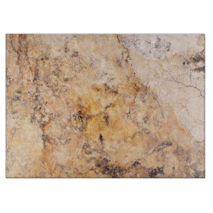 Planche À Découper Panneau de coupe en verre Motif en pierre naturell