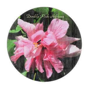 Planche À Découper Panneau de coupe en verre rond personnalisé/Trivet