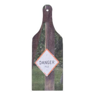 Planche À Découper Panneau de découpe des signes de danger