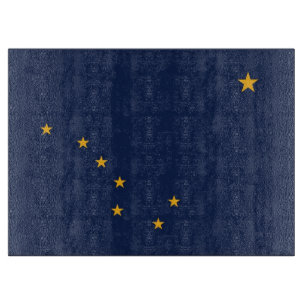 Planche À Découper Panneau de découpe en verre avec Drapeau de l'état