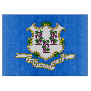 Planche À Découper Panneau de découpe en verre avec Drapeau du Connec