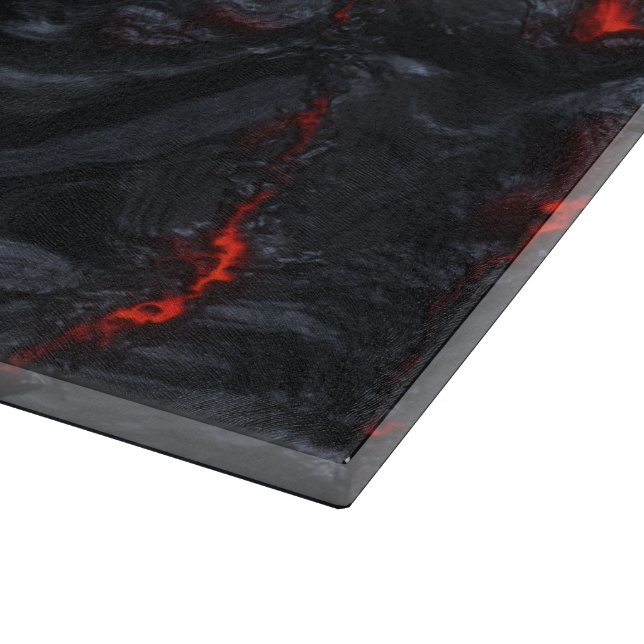 Planche À Découper panneau de découpe en verre de lave (Coin)